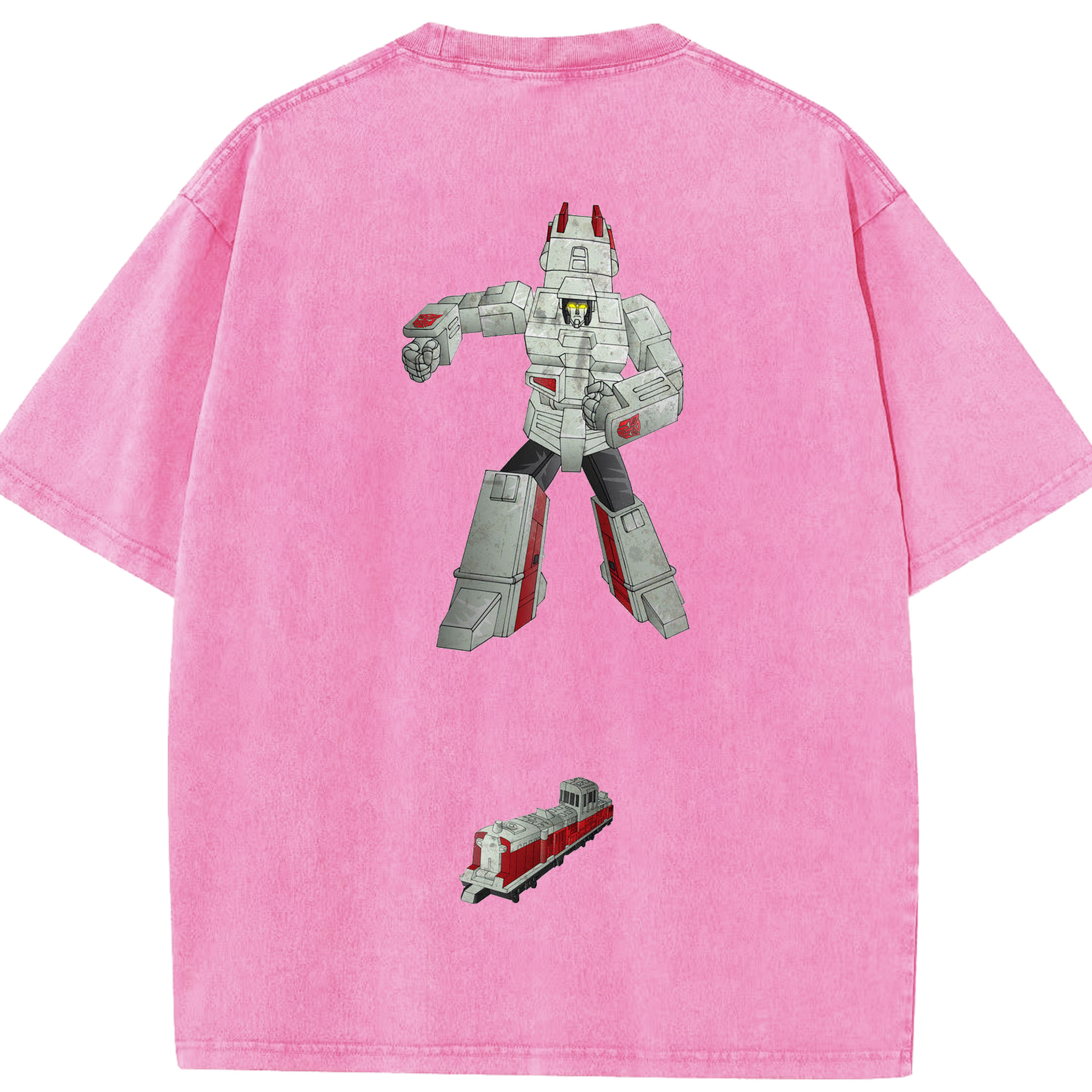 （画像用）  綿100% ヴィンテージ風 半袖Tシャツ（背面プリント）